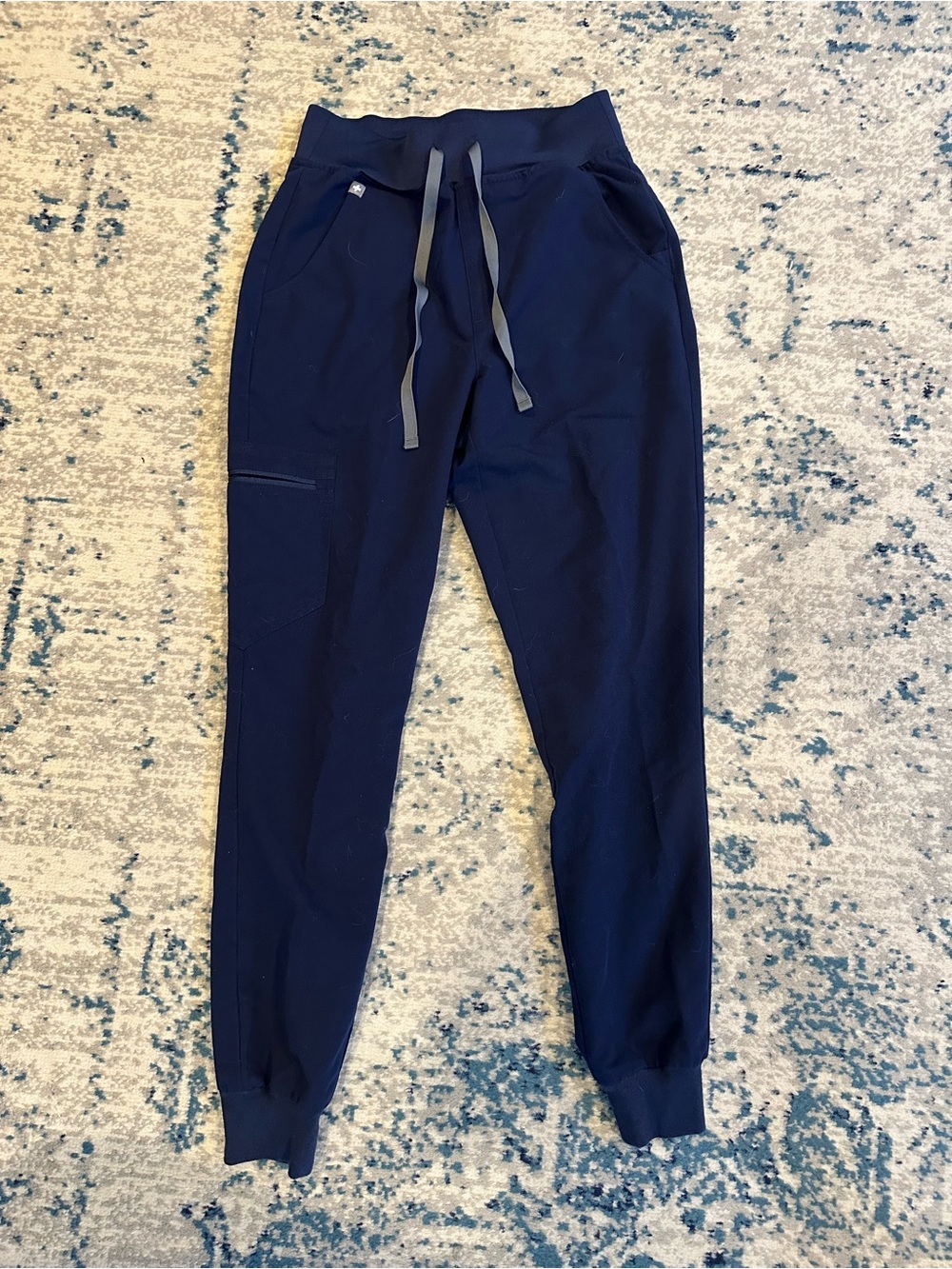 Figs Zamora jogger scrub pants navy XS